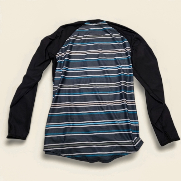 BlackStrap Large Skyliner Crew Top Baselayer – Blue/Grey & Black‎ - Picture 7 of 7